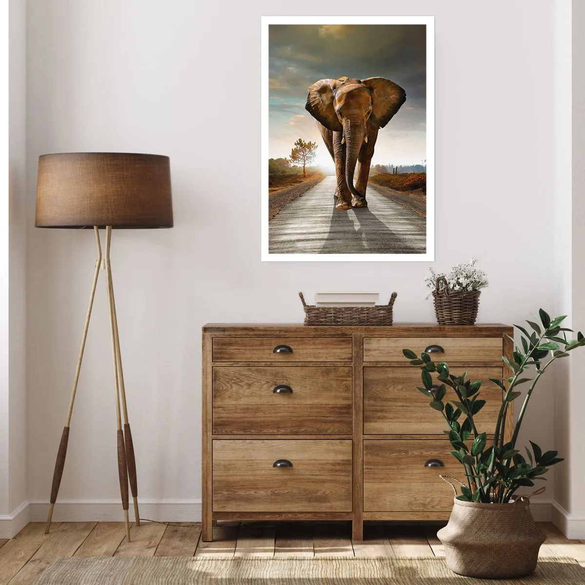 Poster - En helemaal niet in een porseleinen pakhuis - 30x40 cm