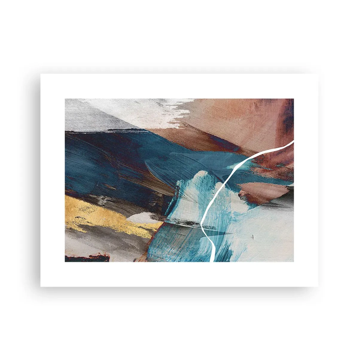 Poster - Met panache en energie - 40x30 cm