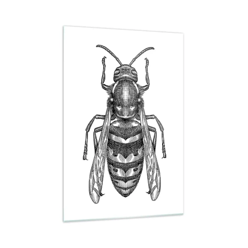 Schilderen op glas - Van een insectenplaneet - 70x100 cm