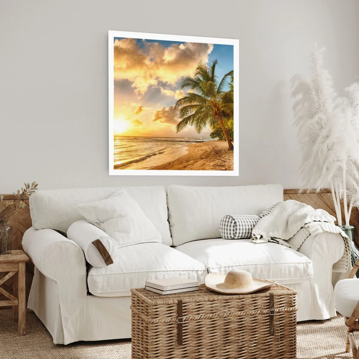 Poster - Eeuwige zomer, altijd vakantie - 30x30 cm