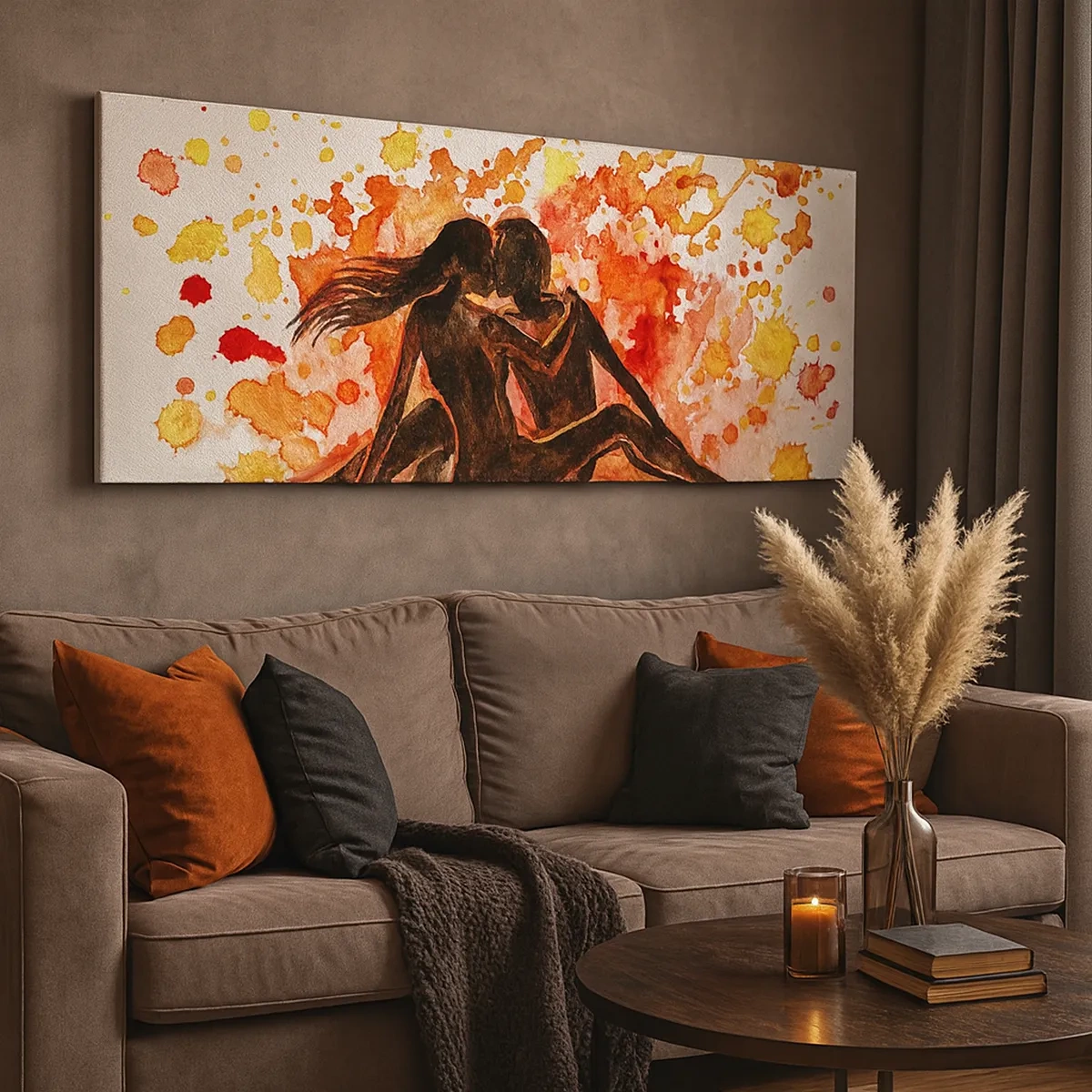 Schilderen op canvas - En er was licht - 30x30 cm