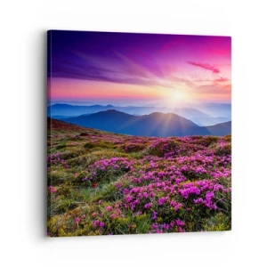 Schilderen op canvas - Kruiden roken naar verse trossen van de velden - 30x30 cm
