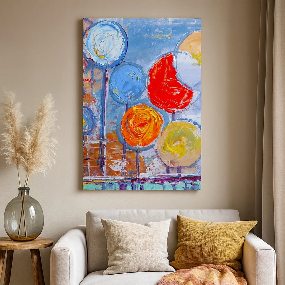 Schilderen op canvas - Wonderen op de stok - 50x70 cm