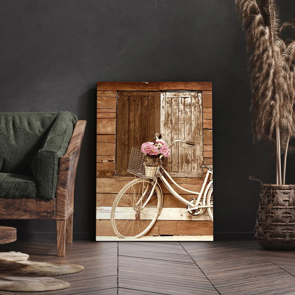 Schilderen op canvas - Ben zo terug - 45x80 cm