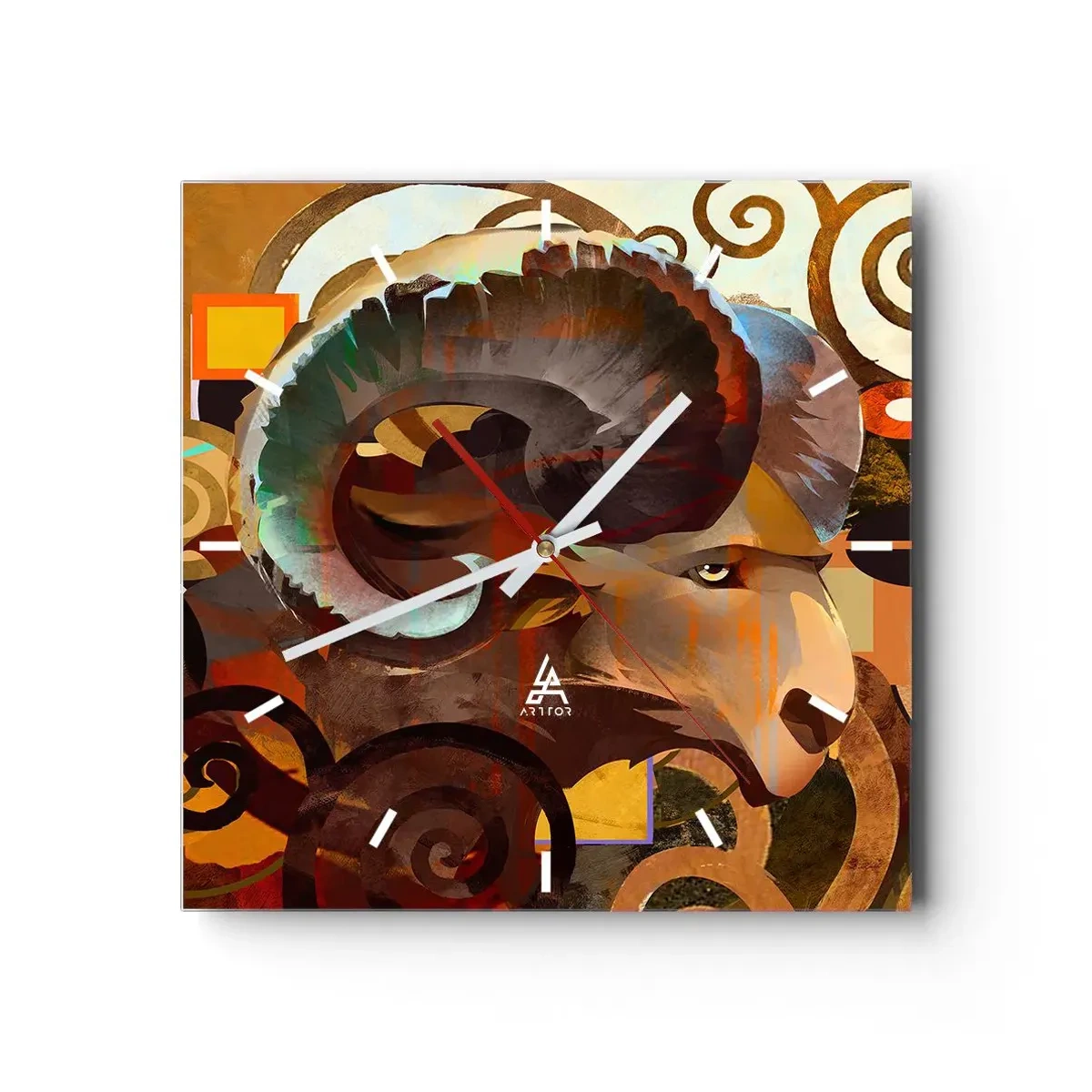 Wandklok - Klok - Magie - religies - rituelen - 40x40 cm