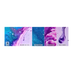 Fotobehang Monster Premium Sand - Yin en yang - Abstractie, Deel, Schilderen - 100x30 cm