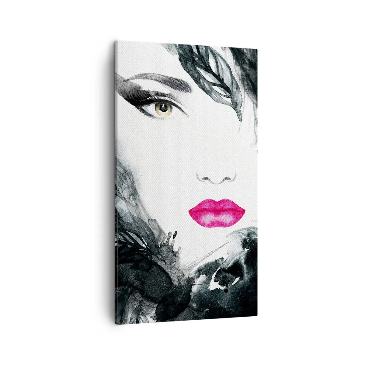 Schilderen op canvas - Aandacht! Femme fatale - 45x80 cm