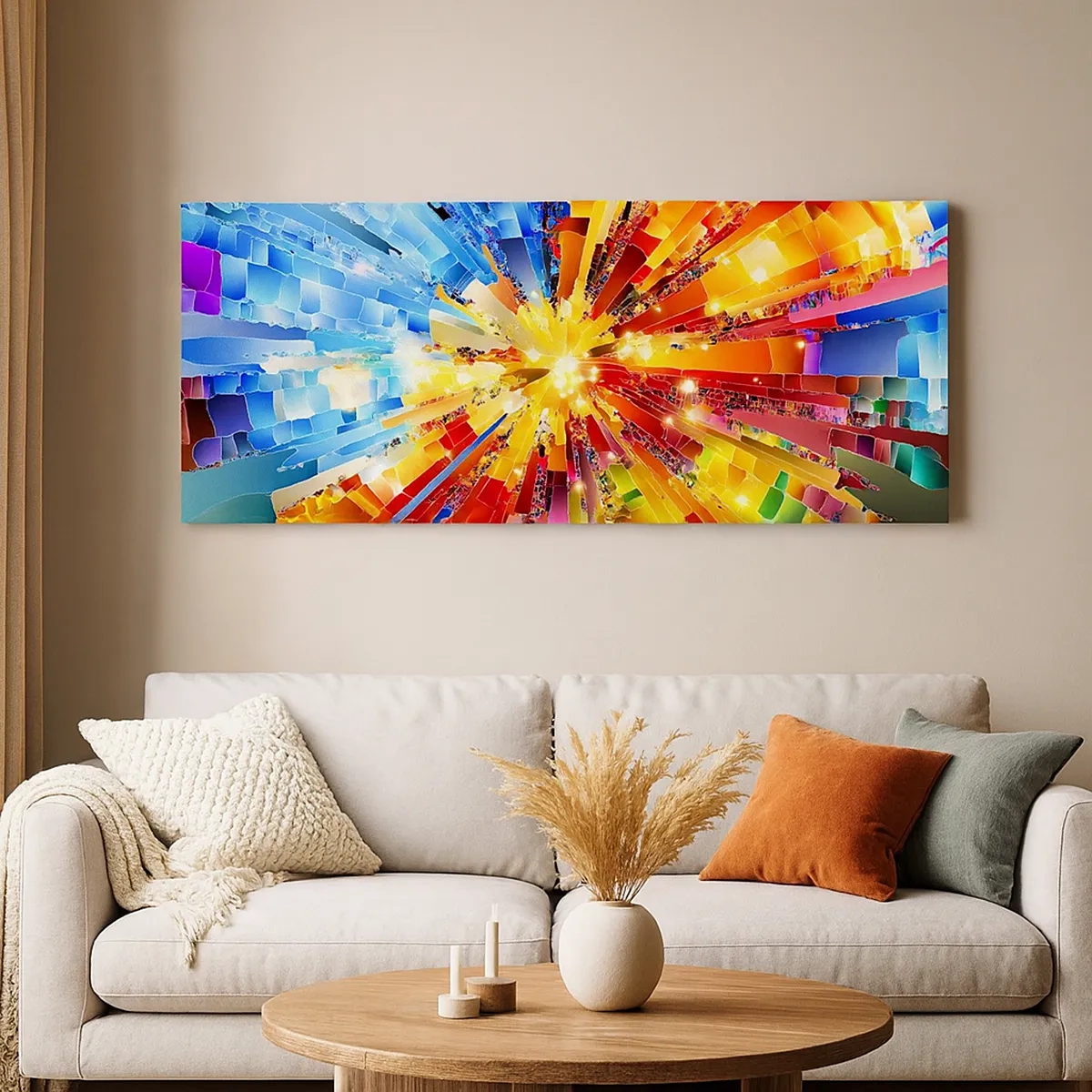 Schilderen op canvas - In medias res - 30x30 cm