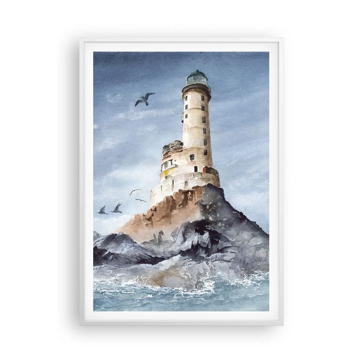 Poster in een witte lijst - Onoverwinnelijk - 70x100 cm