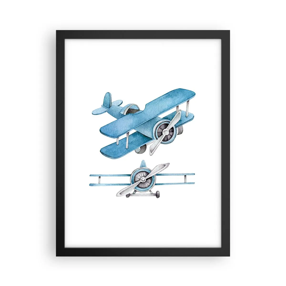 Poster in een zwarte lijst - Een geboren winnaar - 30x40 cm