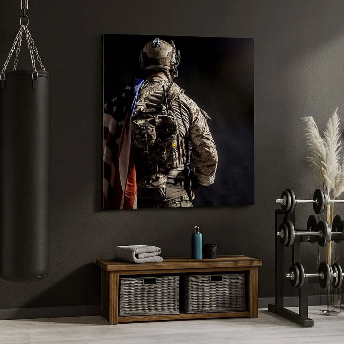 Schilderen op canvas - Dat is waarom - 30x30 cm