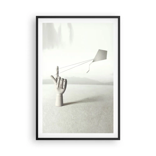 Poster in een zwarte lijst - Krachttest - 61x91 cm
