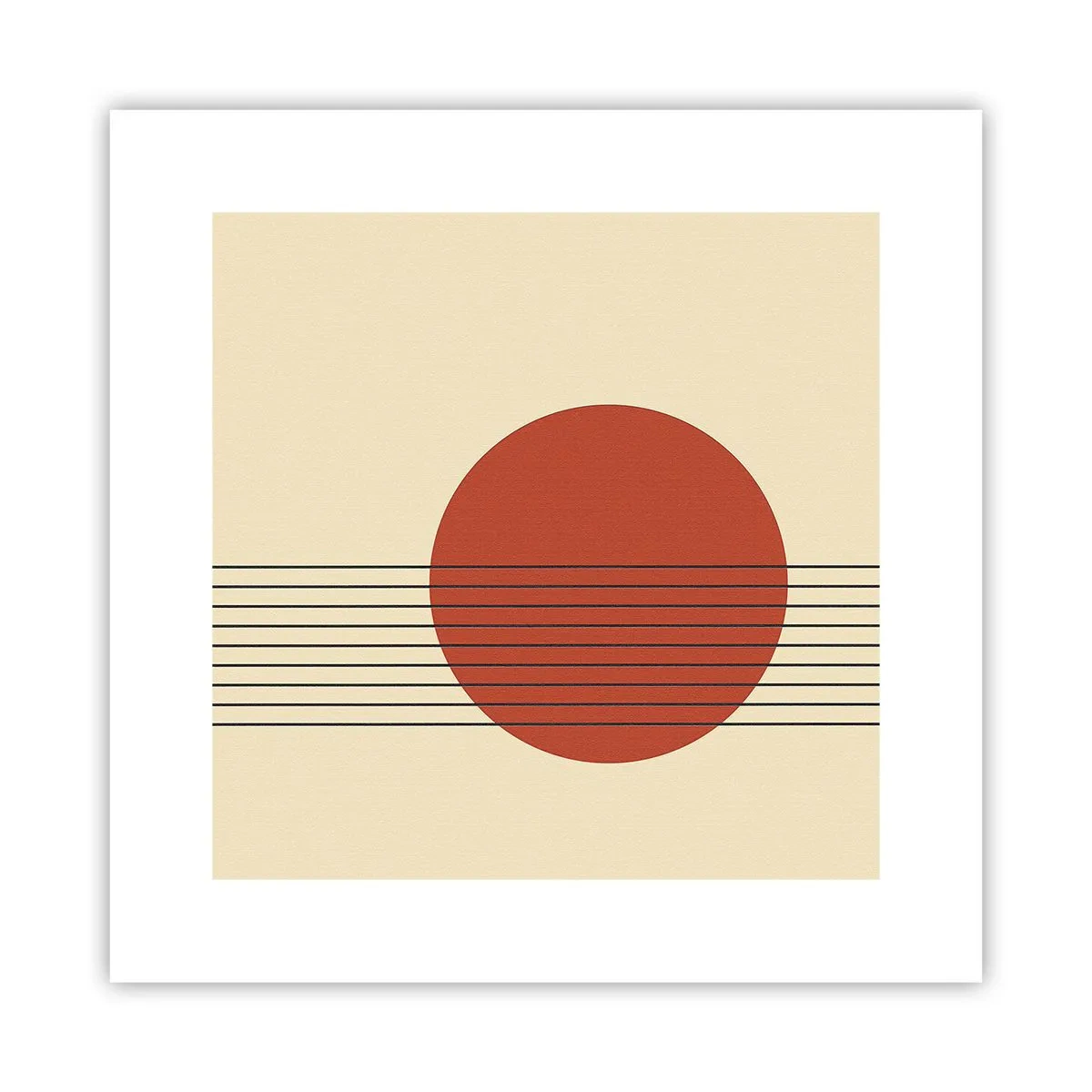 Poster - Opnieuw en opnieuw en verder - 30x30 cm
