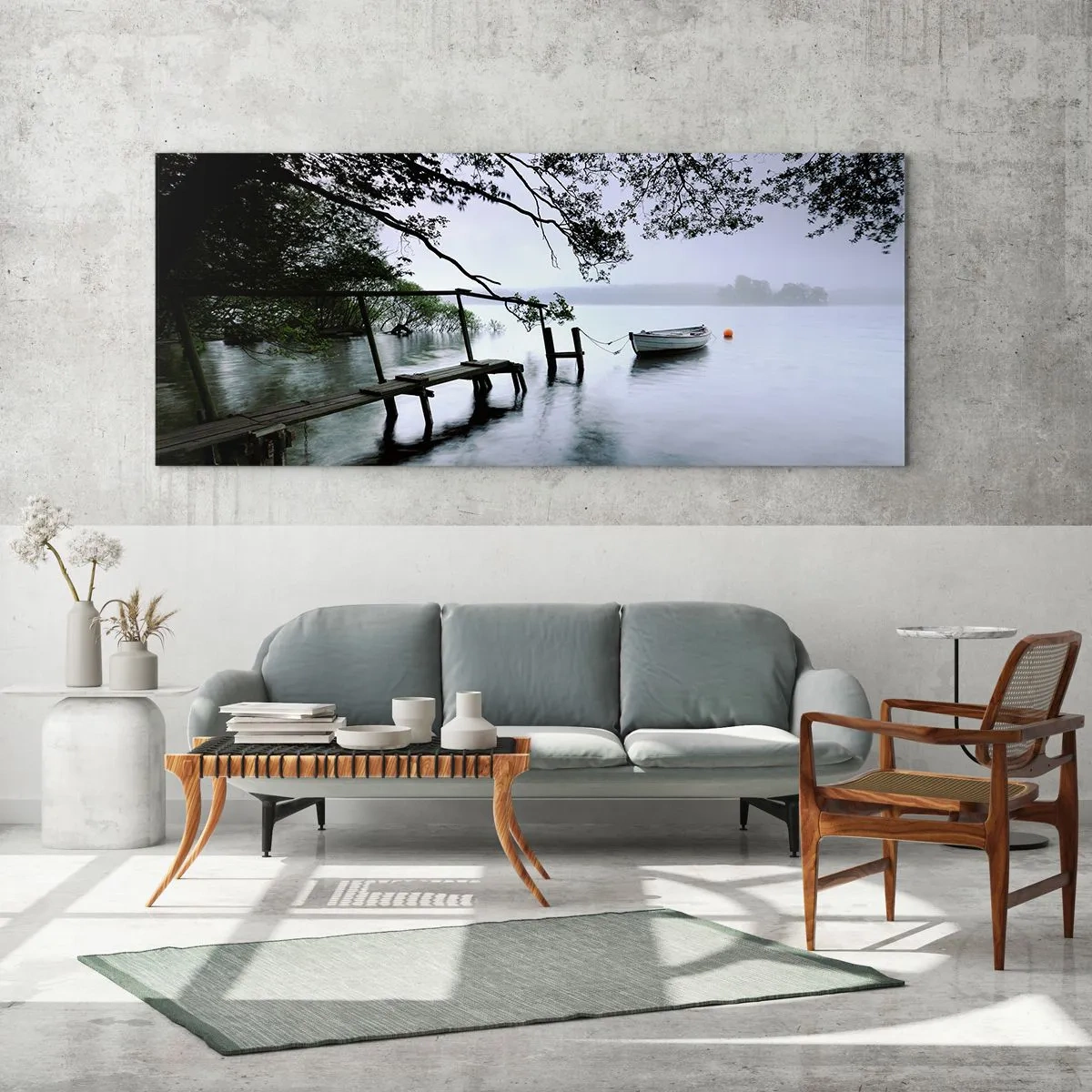 Schilderen op glas - Je bent al aan het rusten - 160x50 cm