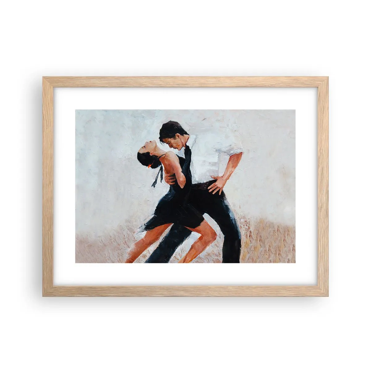 Een poster in een licht eiken lijst - Tango van mijn dromen - 40x30 cm