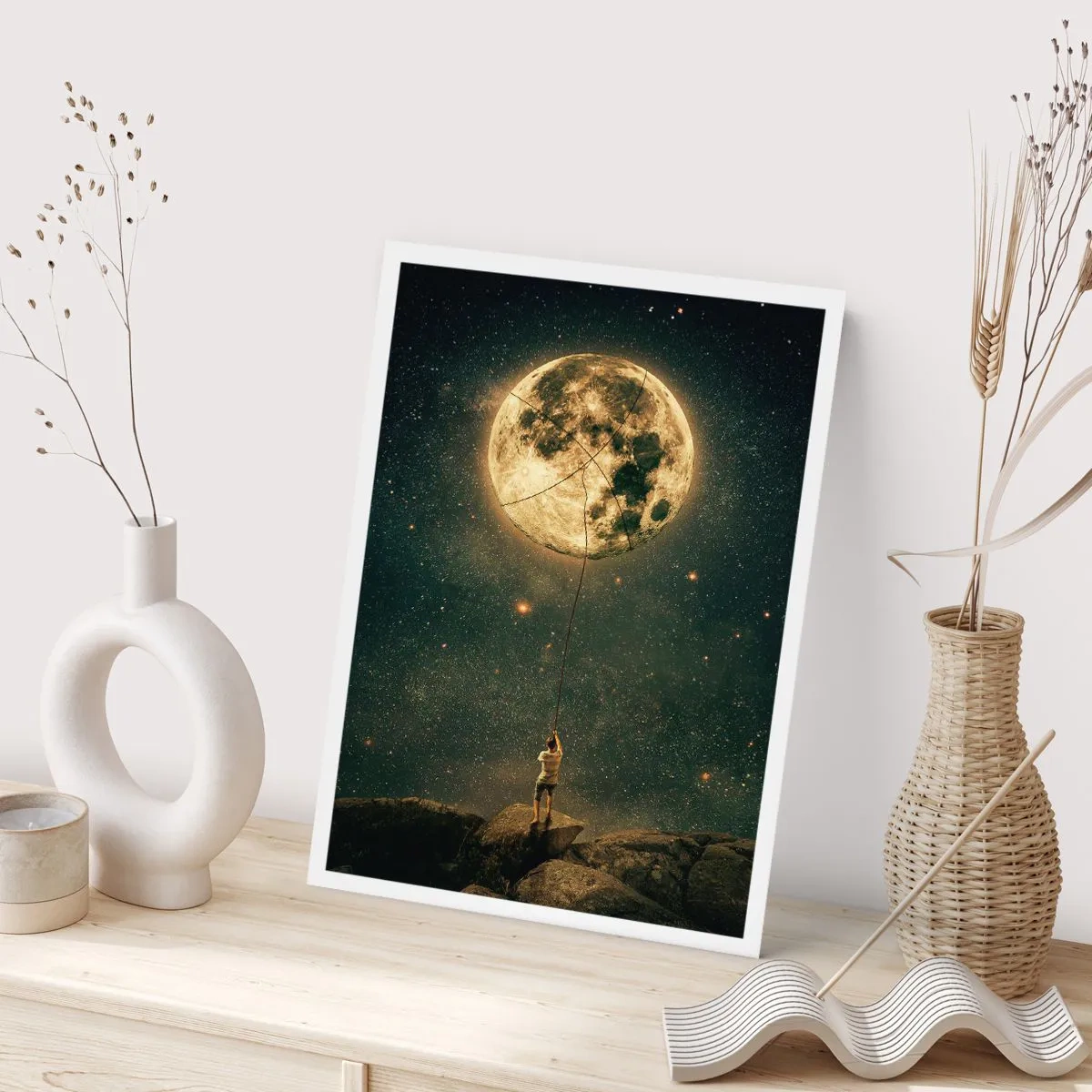 Poster - Iemand die de maan heeft gestolen - 40x50 cm