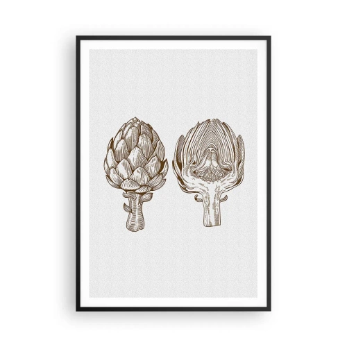 Poster in een zwarte lijst - Anatomieles - 70x100 cm