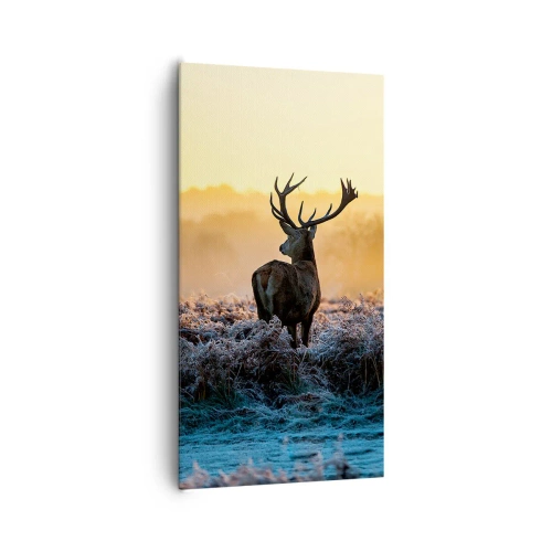 Schilderen op canvas - Gekroond op zijn landgoed - 65x120 cm