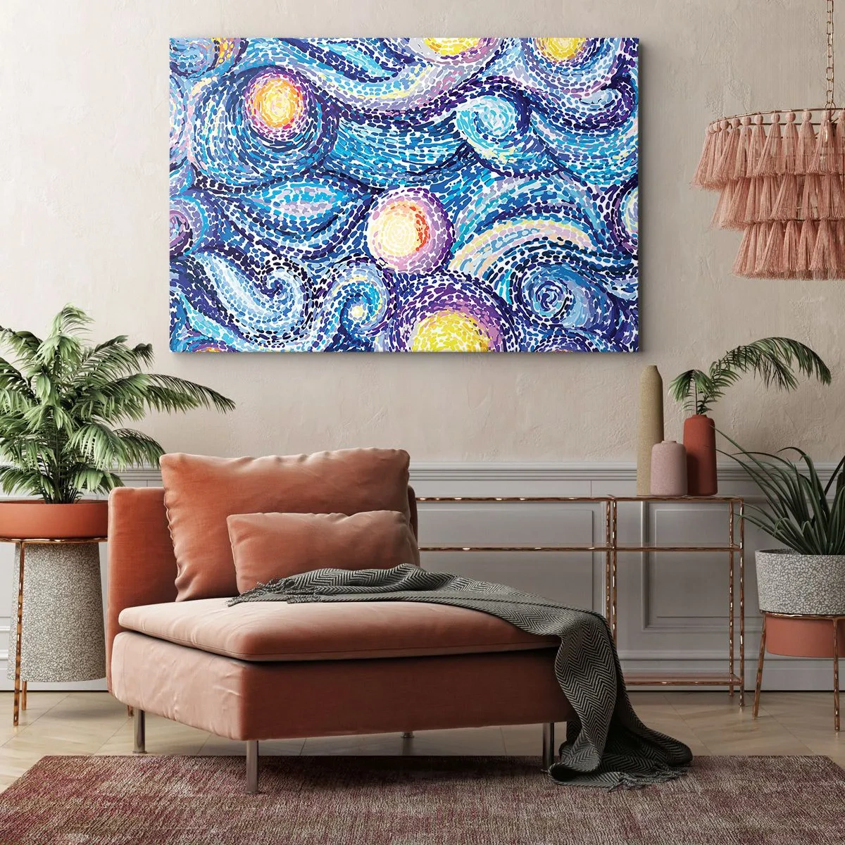 Schilderen op canvas - Naar een schilderij van van Gogh - 120x80 cm