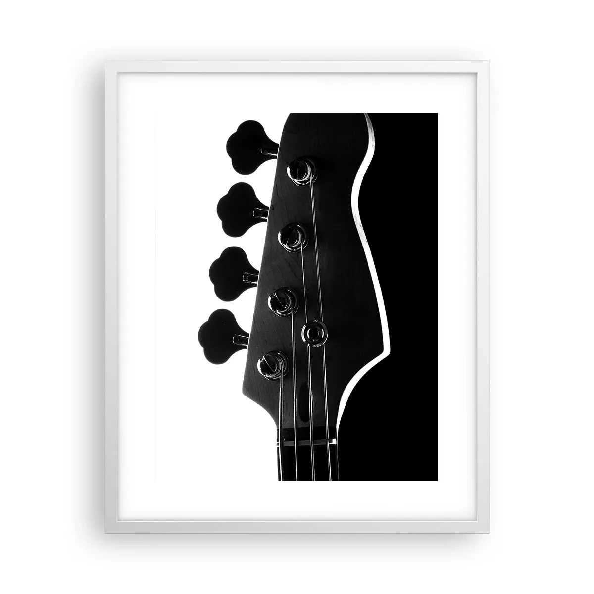 Poster in een witte lijst - Rock stilte - 40x50 cm