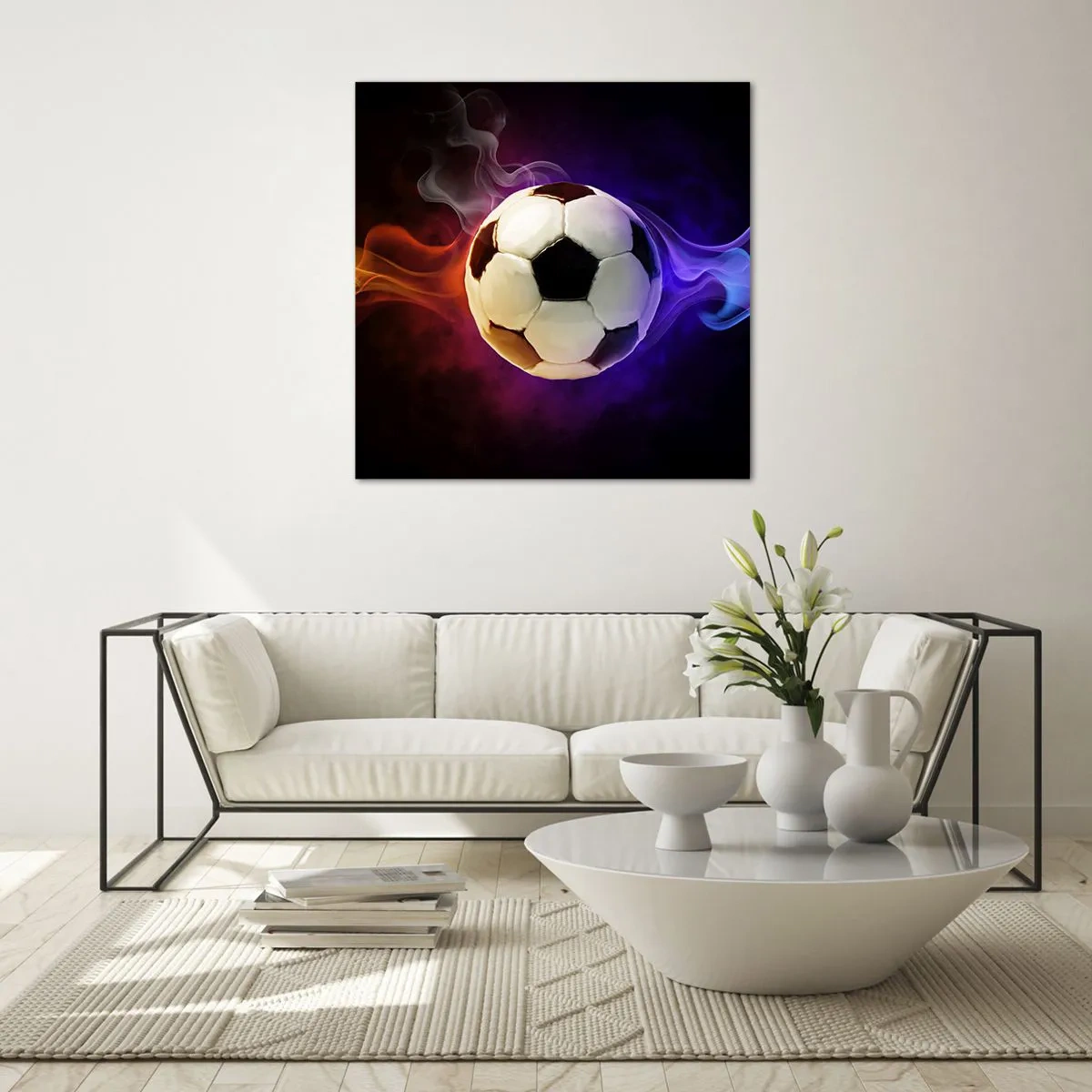 Schilderen op glas - De magische kracht van het spel - 70x70 cm