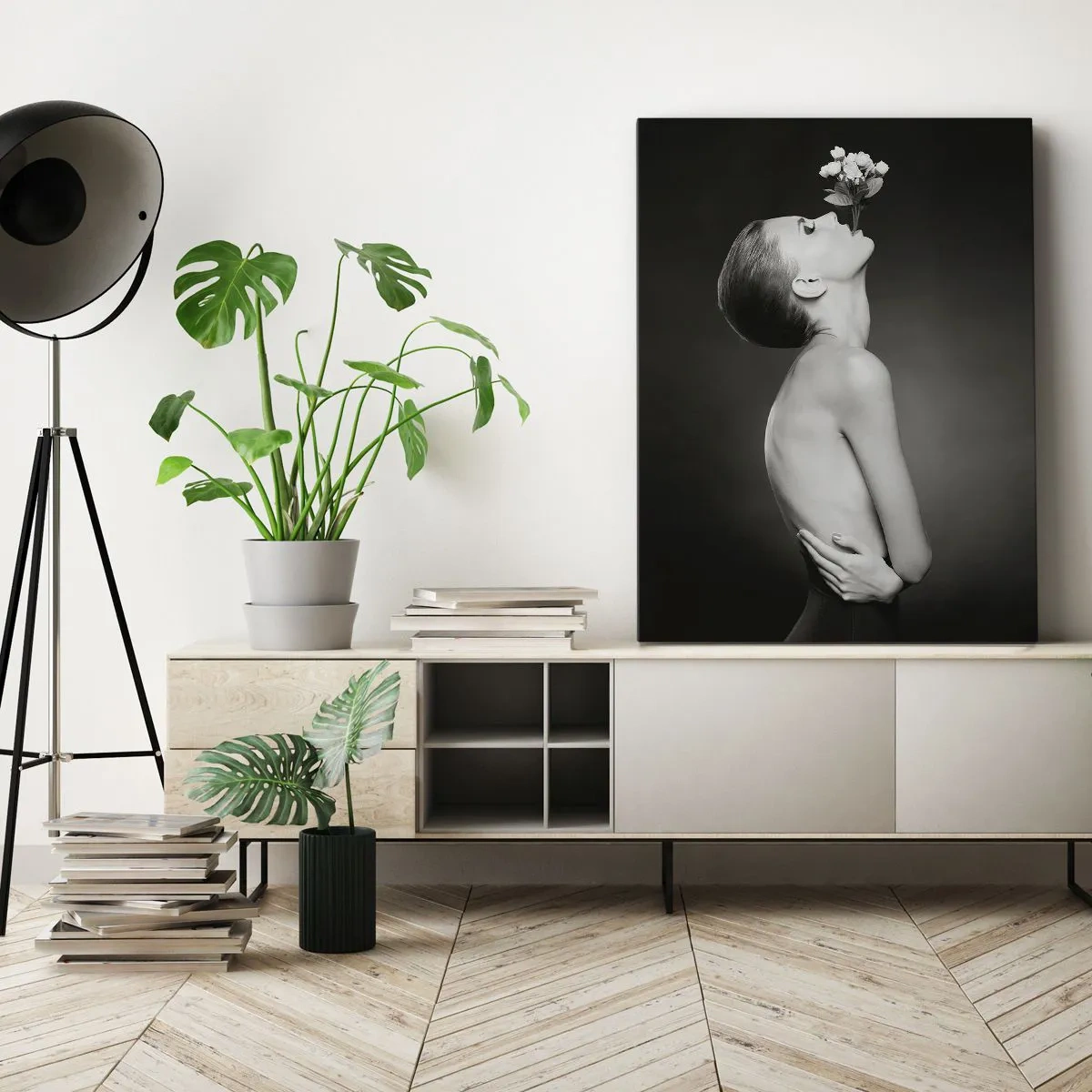 Schilderen op canvas - Excentrieke elegantie - 50x70 cm
