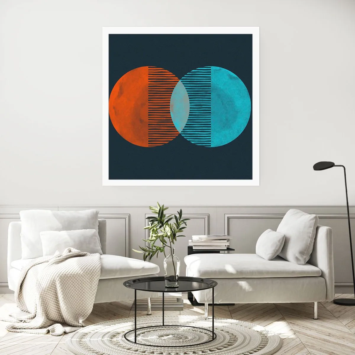 Poster - Astronomische fantasie - 40x40 cm