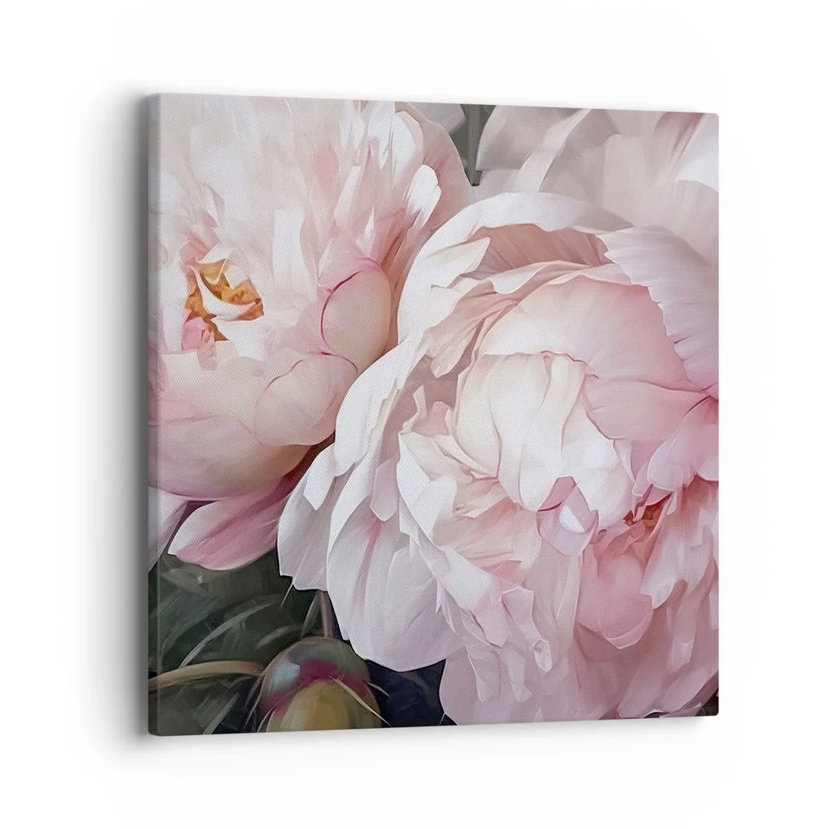 Schilderen op canvas - In bloei gestopt - 40x40 cm