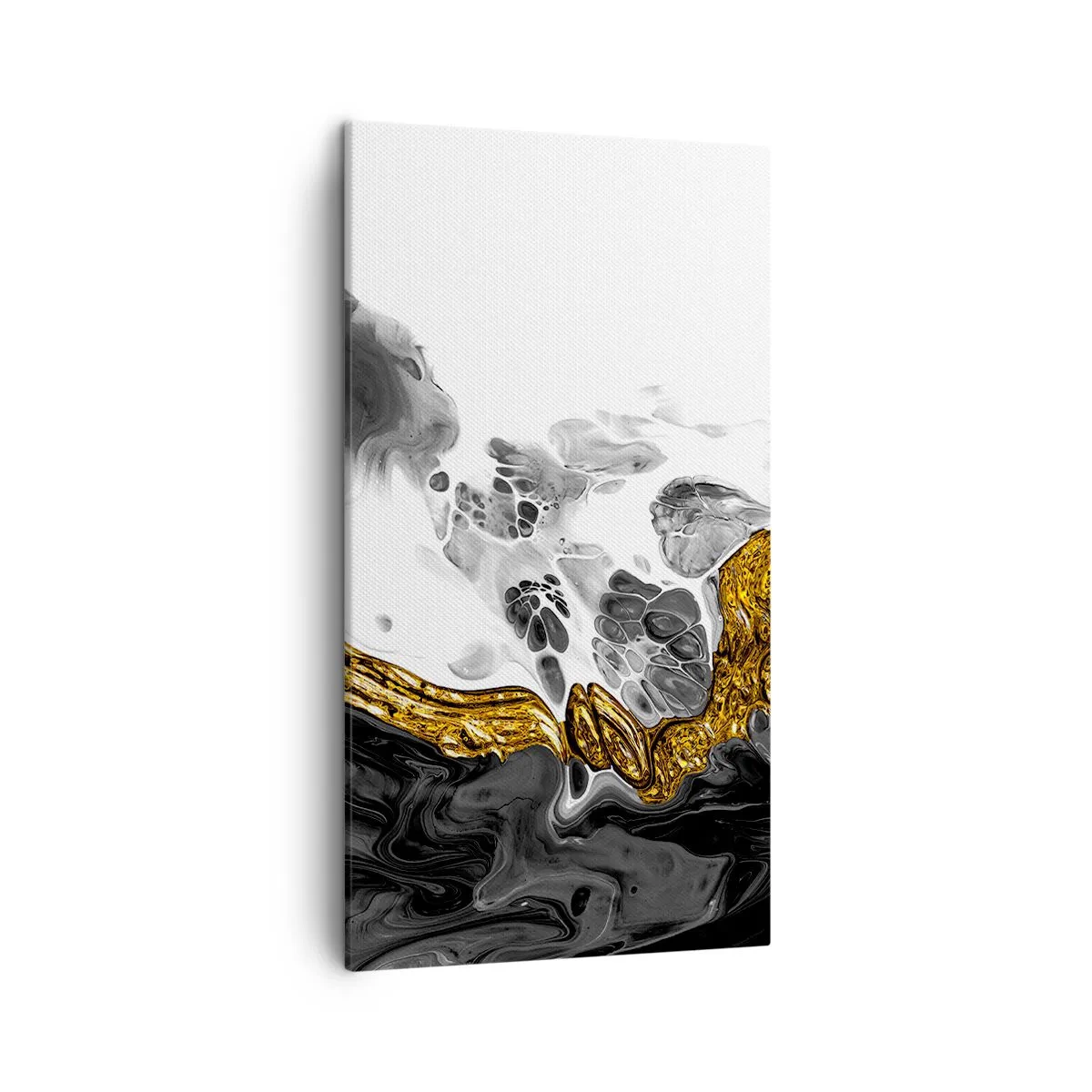 Schilderen op canvas - Organische samenstelling - 45x80 cm