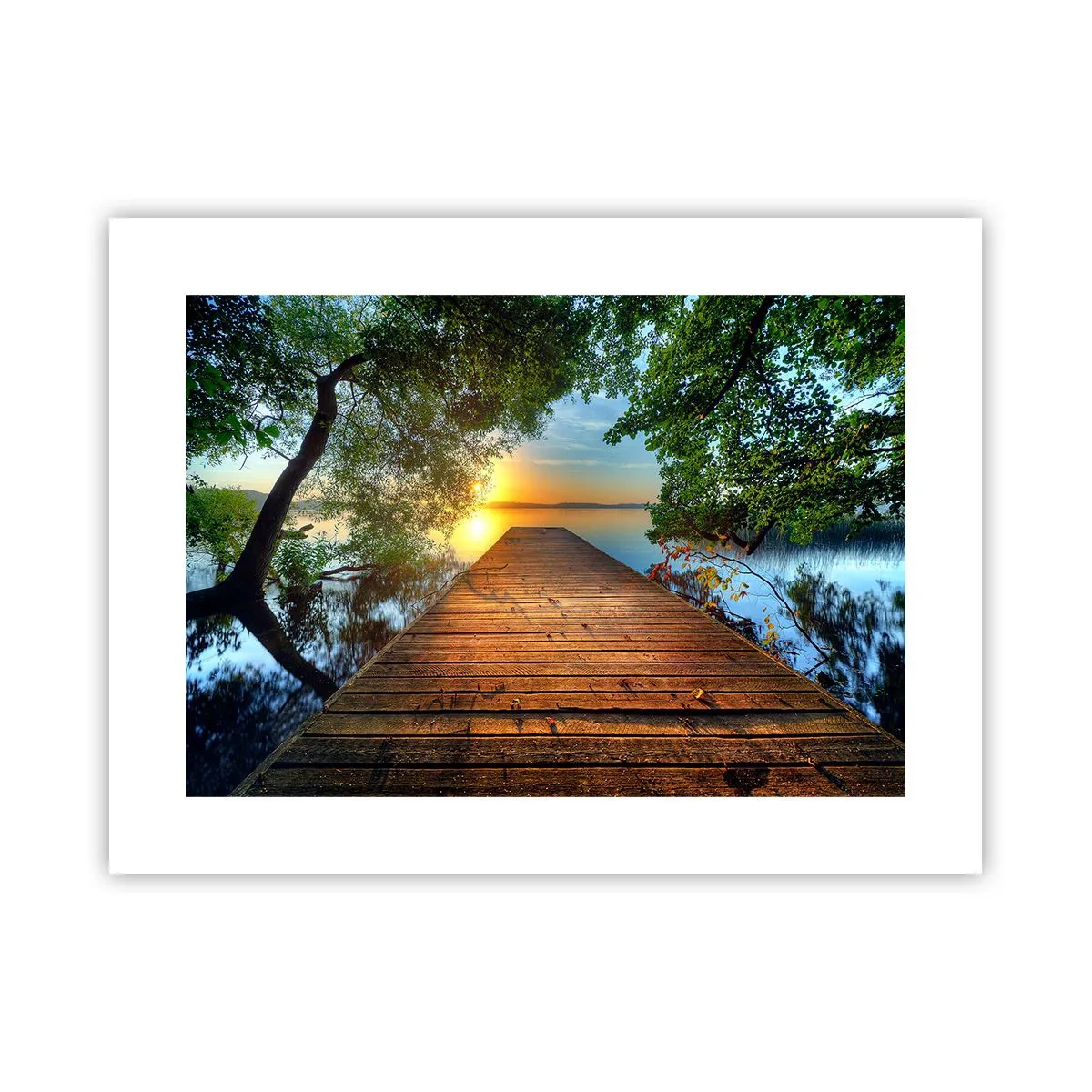 Poster - Neem de tijd, ga zitten - 40x30 cm