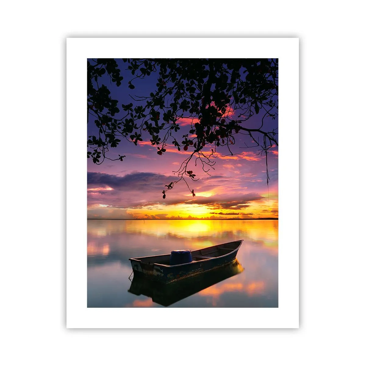 Poster - "Je lijkt midden in de lucht te hangen..." - 40x50 cm