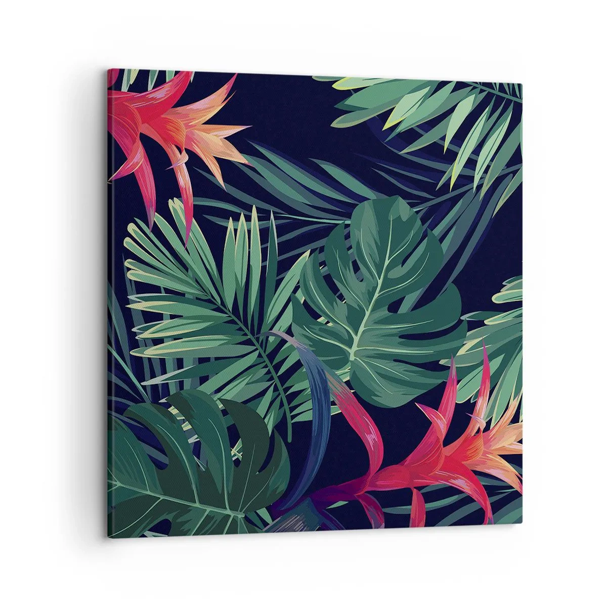 Schilderen op canvas - Ontsteken in het groen - 50x50 cm