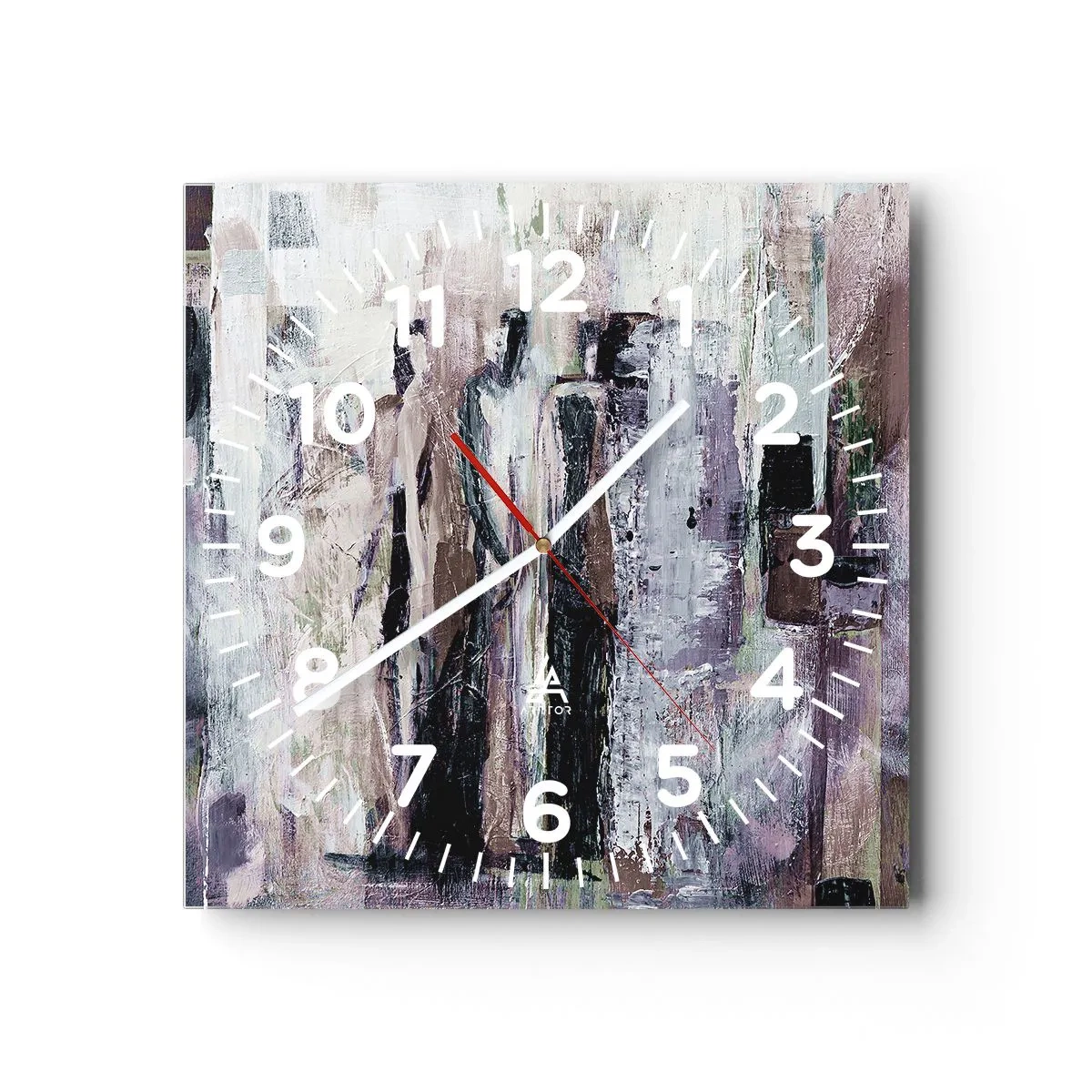 Wandklok - Klok - De mysterieuze drie - 30x30 cm