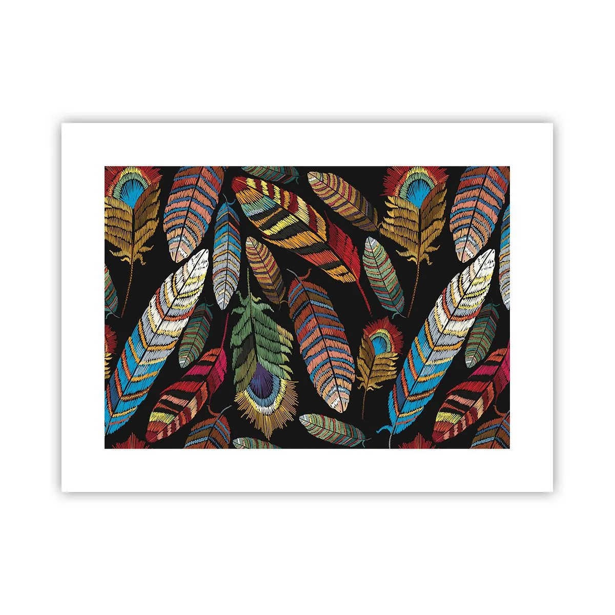 Poster - Het vogelcarnaval - 40x30 cm