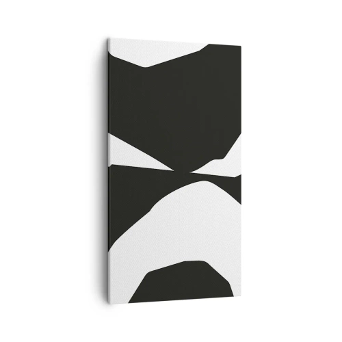 Schilderen op canvas - Positief – negatief - 45x80 cm