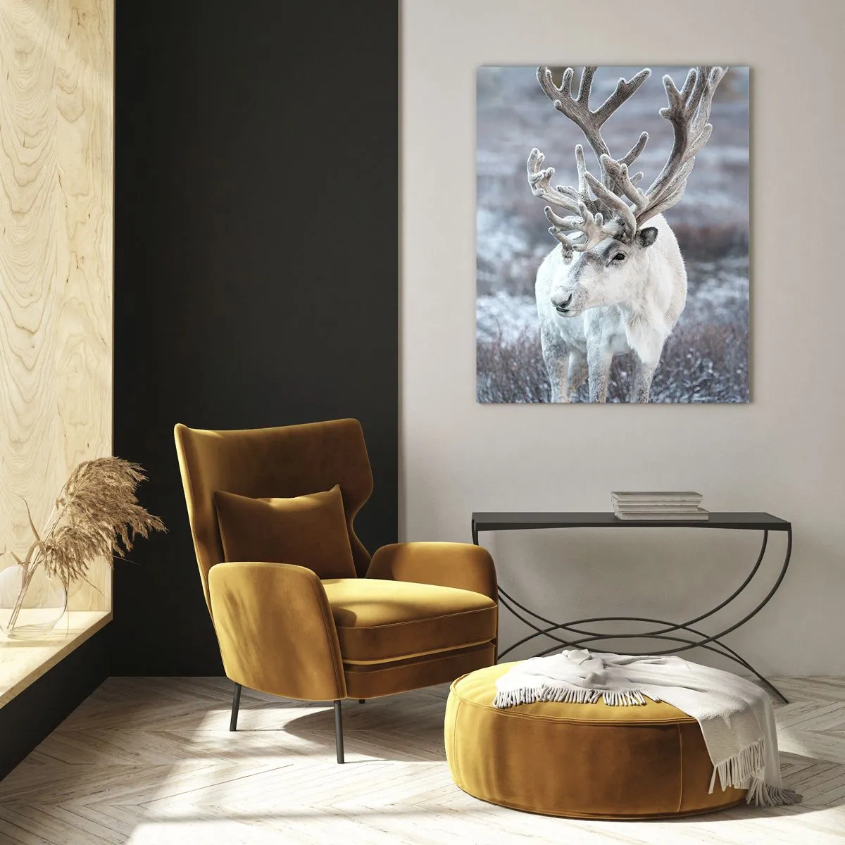 Schilderen op glas - Portret in de zon - 50x70 cm