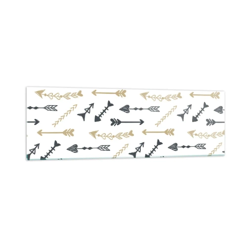 Schilderen op glas - De droom van de boogschutter - 160x50 cm