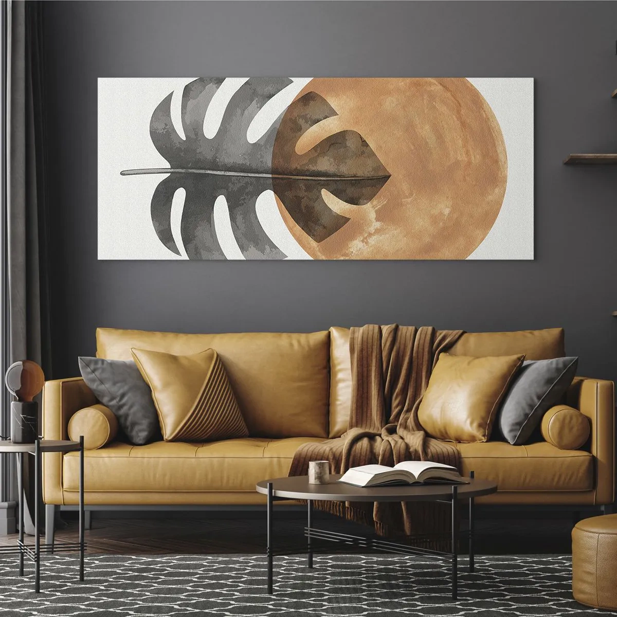 Schilderen op glas - Altijd de zon - 140x50 cm