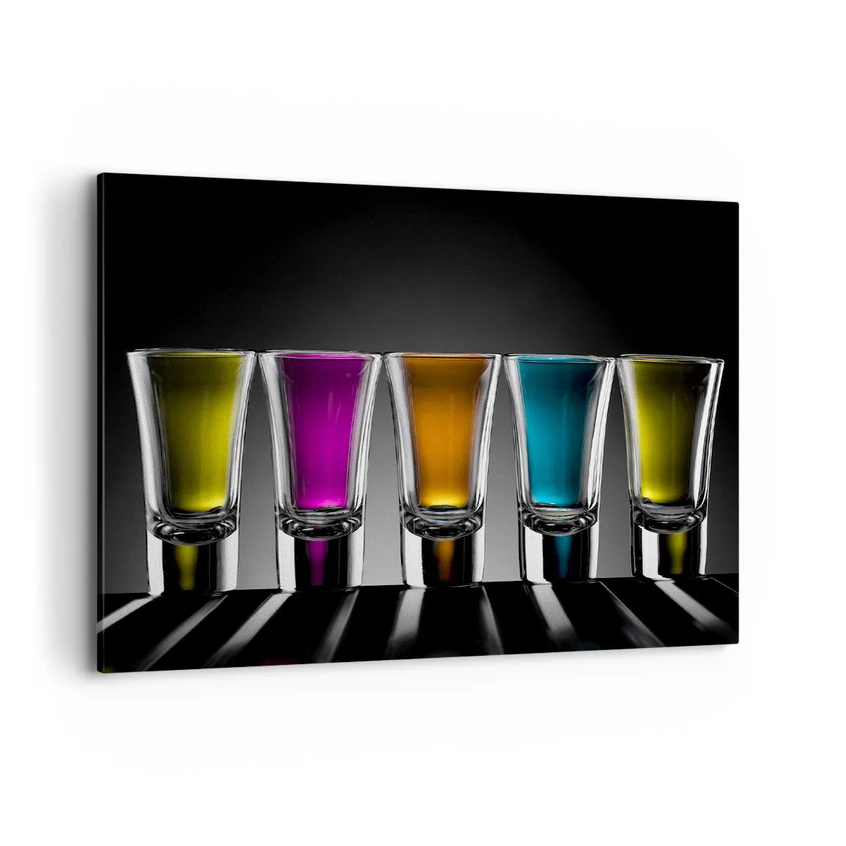 Schilderen op canvas - Kleuren van vreugde - 100x70 cm