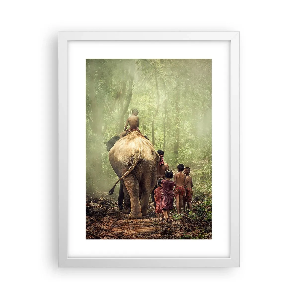 Poster in een witte lijst - Nieuw Jungle Boek - 30x40 cm