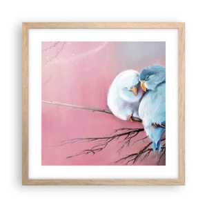 Een poster in een licht eiken lijst - Wat kan ik hier toevoegen? ... - 40x40 cm