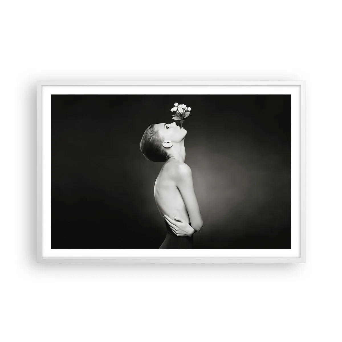 Poster in een witte lijst - Excentrieke elegantie - 91x61 cm