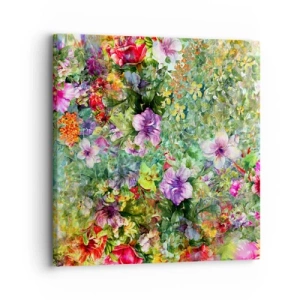 Schilderen op canvas - In bloemen voor verderf - 30x30 cm