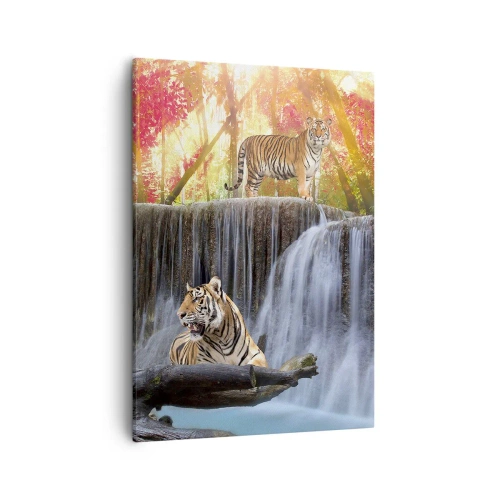 Schilderen op canvas - Surrealistisch landschap - 50x70 cm