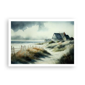 Poster - Weg van de drukte - 100x70 cm