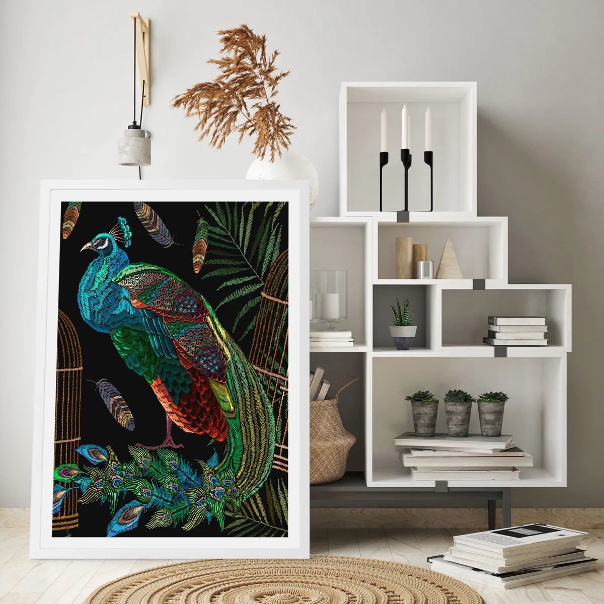 Poster in een witte lijst - In koninklijke gewaden - 50x70 cm