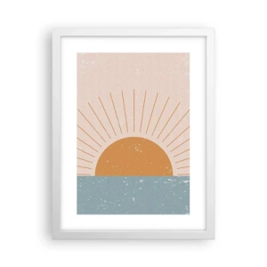 Poster in een witte lijst - Een dagelijks wonder - 30x40 cm