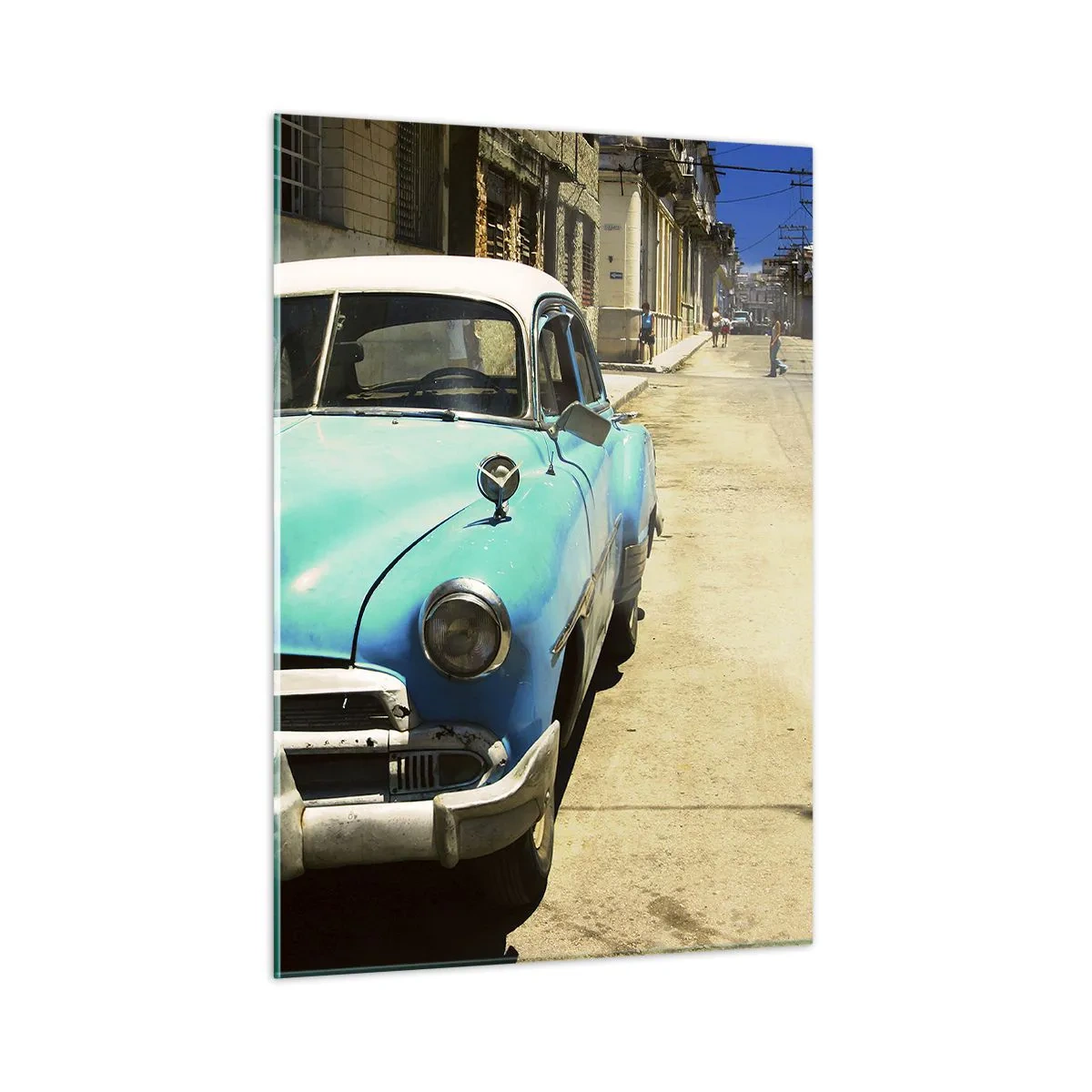 Schilderen op glas - Evviva Cuba! - 50x70 cm
