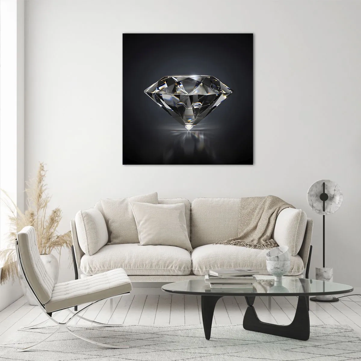 Schilderen op glas - Beste vriendinnen - 40x40 cm