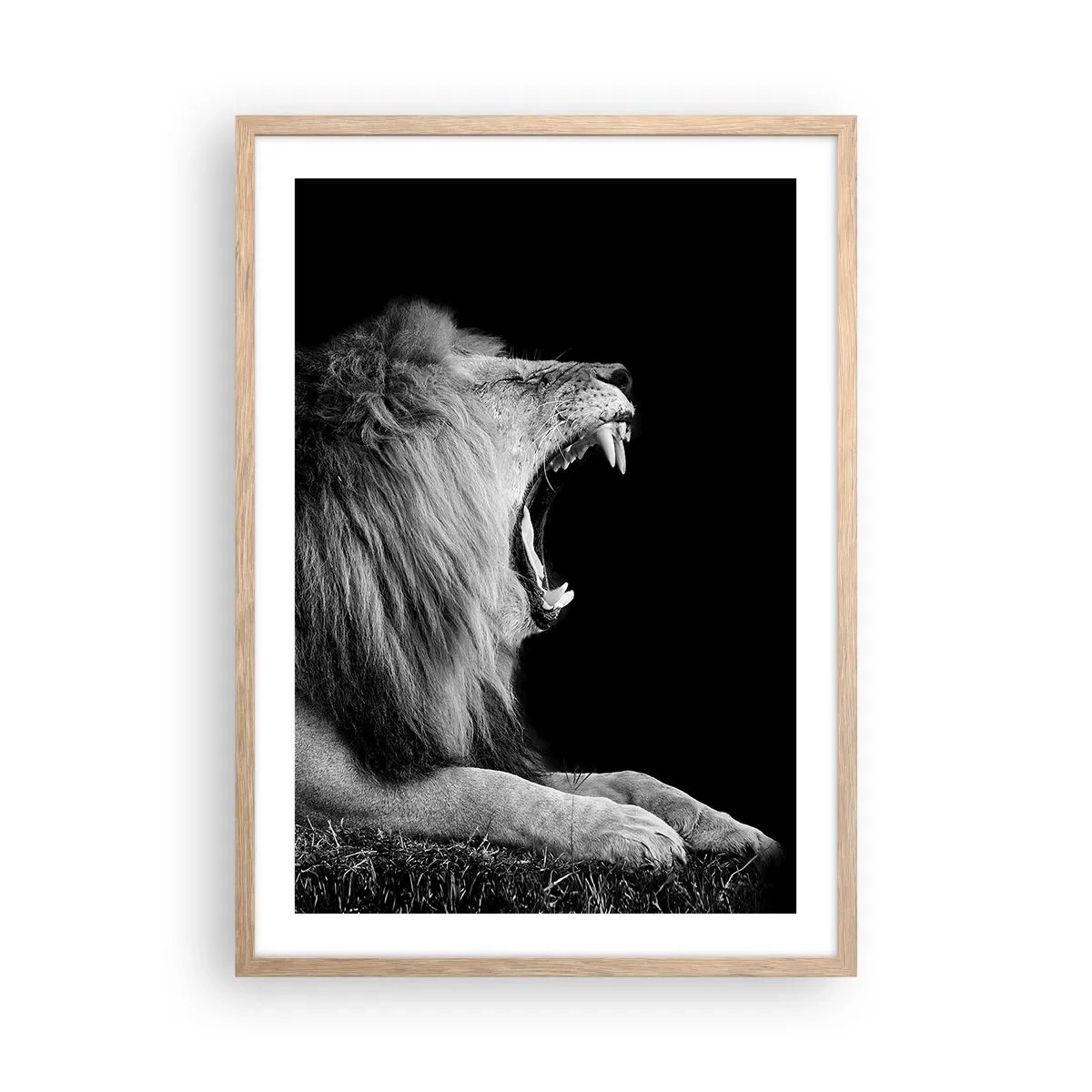 Een poster in een licht eiken lijst - Zonder enige twijfel - 50x70 cm